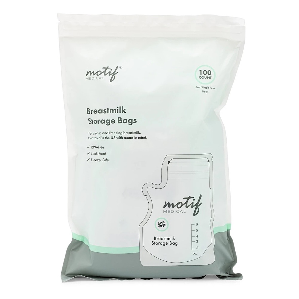 3/$15 🌸 Motif Breastmilk Storage Bags 100 Pack Nursing Supplies Milk Bags